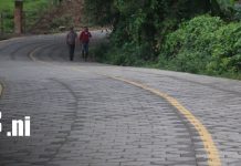 Inauguran 250 metros de calles en el barrio Miguel Alvarado de Siuna Foto: Barrio Miguel Alvarado de Siuna estrena 250 metros de calles/TN8