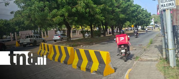 1 Foto: Entre desvíos y maniobras peligrosas: así se vive el tráfico en Villa Fontana, Managua / TN8