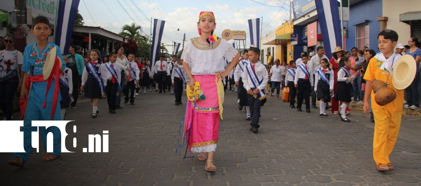Foto: Nicaragua se llena de fervor patrio con el tercer desfile escolar 2026/TN8