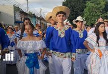 Diriamba se viste de color y tradición en tercer desfile escolar “Patria, dignidad y libertad” Foto: Diriamba: Tradición y cultura en el tercer desfile escolar/TN8