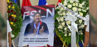 FOTO: Masaya honra a Edis Olivares/Cortesía