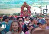 Minguito inicia su recorrido entre miles de promesantes y revive la tradición en Managua Foto: Minguito desborda la fe en Managua/TN8