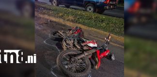 Foto: Fatal accidente cobra vida de motociclista en Managua/TN8