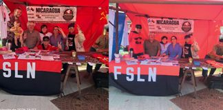 Foto: Comité Europeo de Solidaridad impulsa en Alemania la campaña “Nicaragua se respeta” / Cortesía