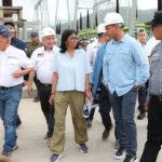 Delcy Rodríguez inspecciona la recuperación eléctrica y de viviendas en Carabobo Foto: Delcy Rodríguez supervisa recuperación eléctrica tras sismos/Cortesía