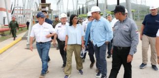 Foto: Delcy Rodríguez supervisa recuperación eléctrica tras sismos/Cortesía