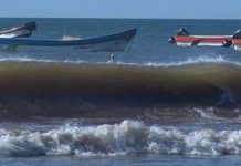 Fuerza Naval suspende zarpes en el Caribe de Nicaragua por condiciones meteorológicas Foto: Bajas presiones obligan a cancelar zarpes en el Caribe de Nicaragua/Cortesía