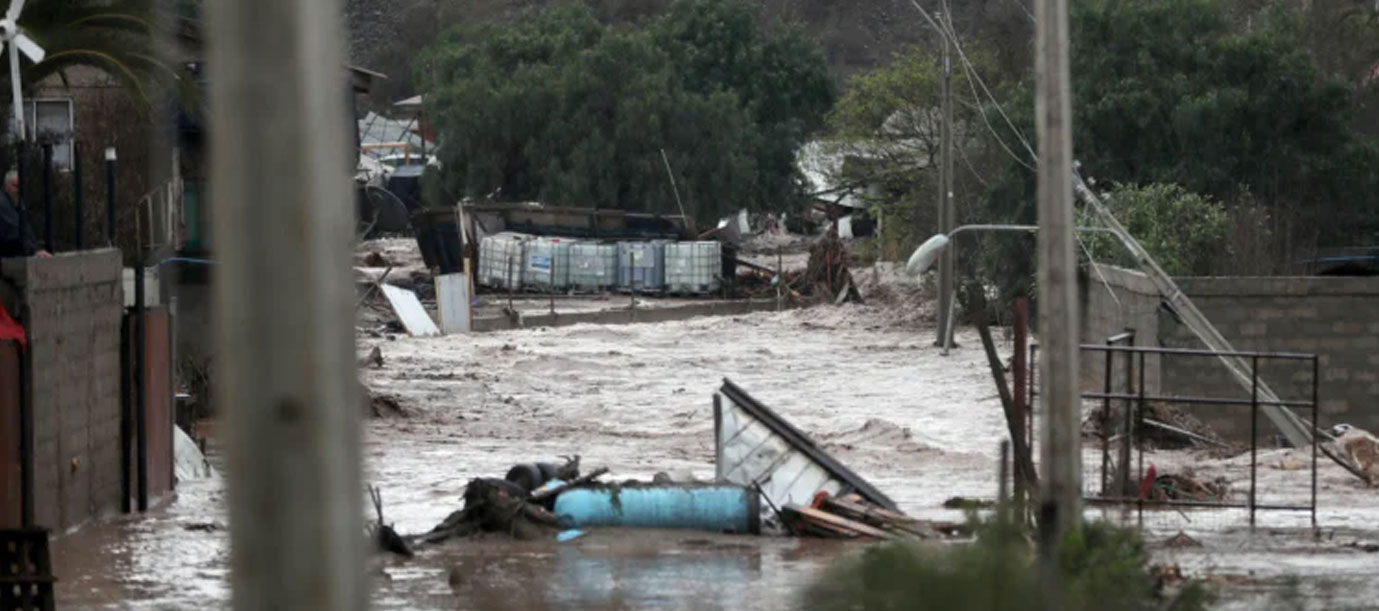 Foto: Chile refuerza alertas por lluvias/Cortesía