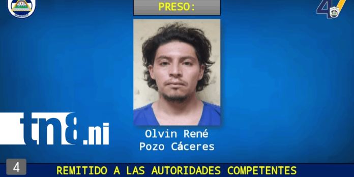 Foto: Capturan a sospechoso de matar a joven en Nueva Segovia /TN8