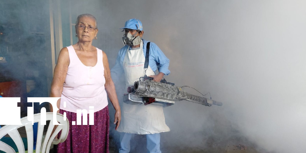 Foto: Brigadas intensifican el combate al mosquito en Javier Cuadra /TN8