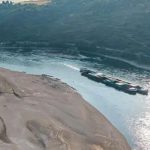 Sequía extrema golpea al río Rin y amenaza el transporte de mercancías en Europa Foto: Río Rin pierde nivel por sequía y presiona economía europea/Cortesía