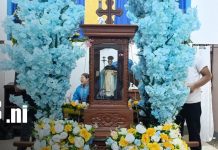 Así vive Managua la tradicional vela de Santo Domingo de Abajo Foto: Santo Domingo de Abajo mantiene viva tradición en Managua/TN8