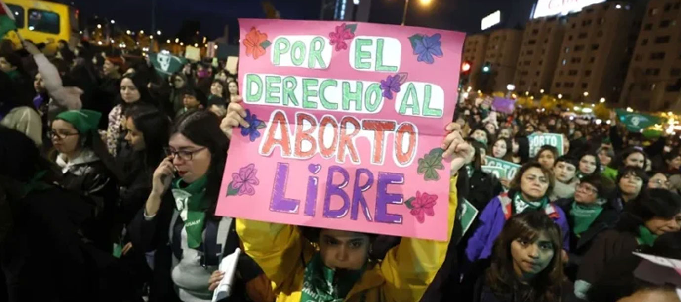 Foto: Chile marcha por el aborto legal/Cortesía