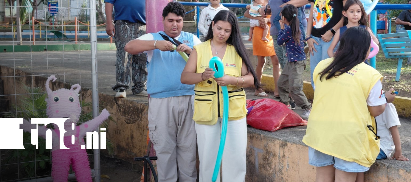 Foto: Promotoría Solidaria lleva alegría y recreación a la niñez de Loma Linda en Managua/TN8