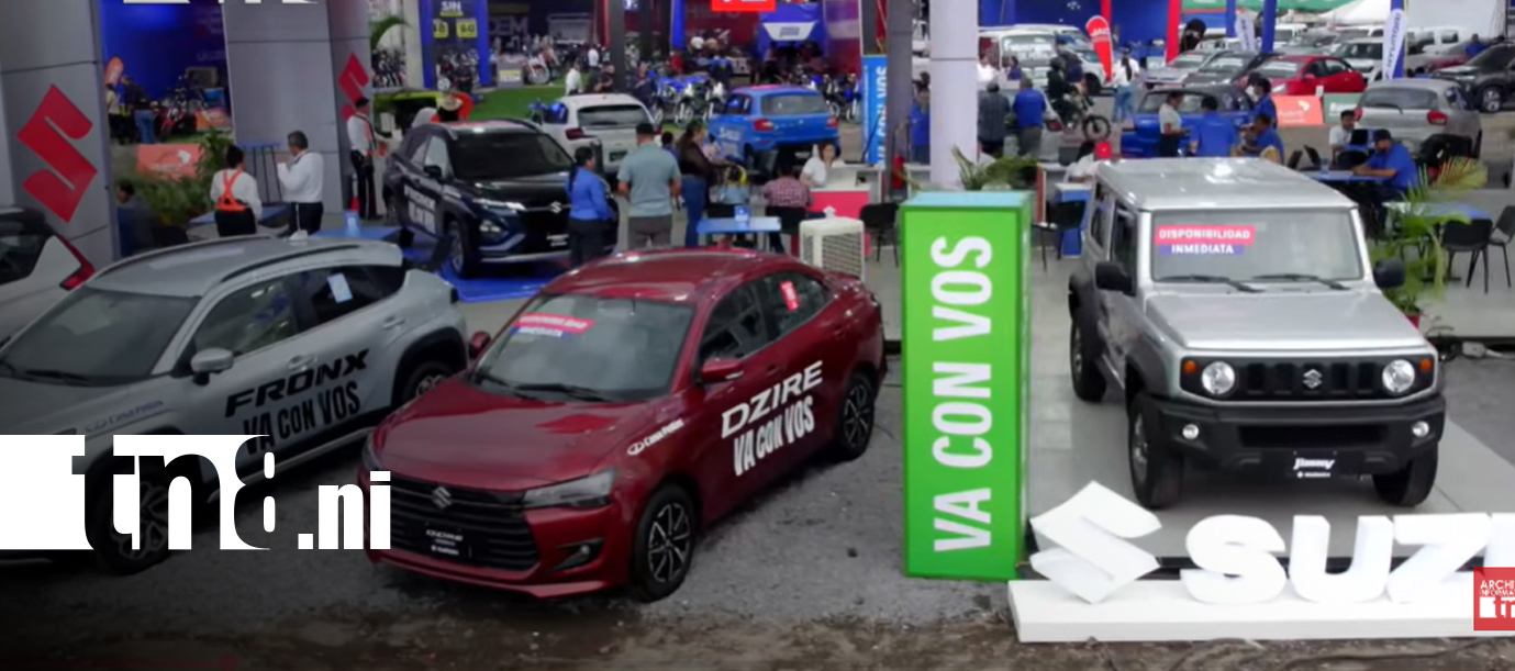 Foto: Sector automotriz toma fuerza durante la Feria Ganadera Internacional Managua 2026/TN8