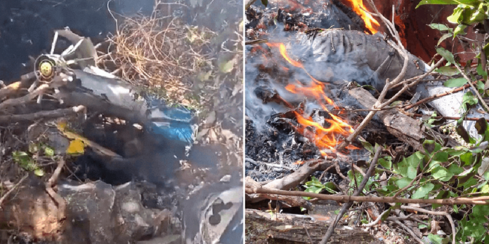 Foto: Helicóptero con seis turistas se estrella en Kenia /Cortesía
