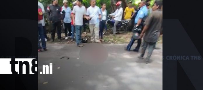 Foto: Motociclista muere en accidente de tránsito en la carretera Matagalpa - La Dalia/TN8