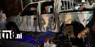 Foto: Dos personas lesionadas tras fuerte accidente de tránsito en Juigalpa, Chontales/TN8