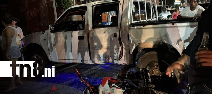 2 Foto: Dos personas lesionadas tras fuerte accidente de tránsito en Juigalpa, Chontales/TN8