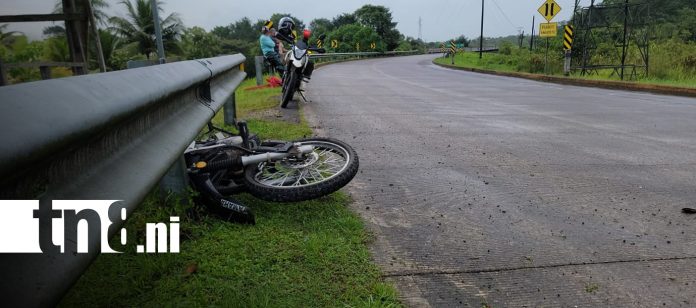 Foto: Motociclista queda grave en Bluefields/TN8 Foto: Motociclista queda grave en Bluefields/TN8