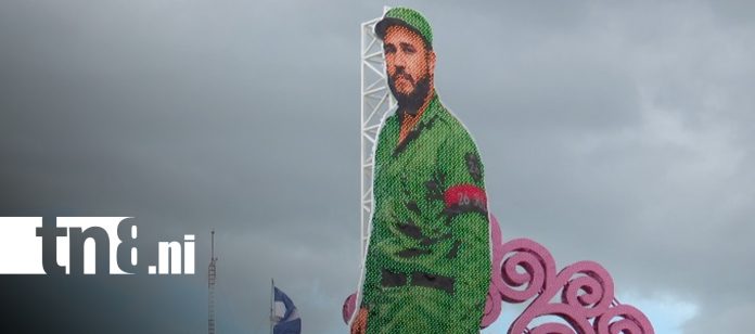 Foto: Instalan escultura de Fidel Castro en Managua/TN8 Foto: Instalan escultura de Fidel Castro en Managua/TN8