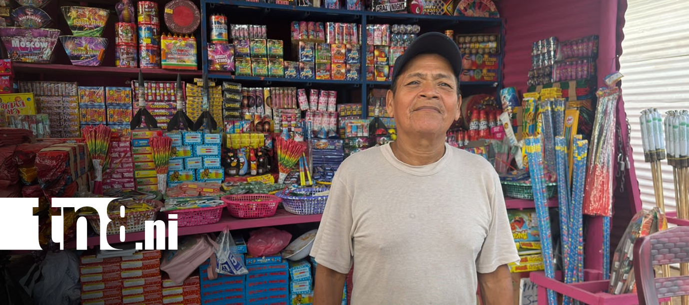 Foto: Comerciantes de pólvora en Chinandega acatan las recomendaciones/TN8
