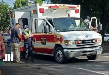 Foto: Dos motociclistas resultan gravemente lesionados en accidentes de tránsito en Managua/TN8