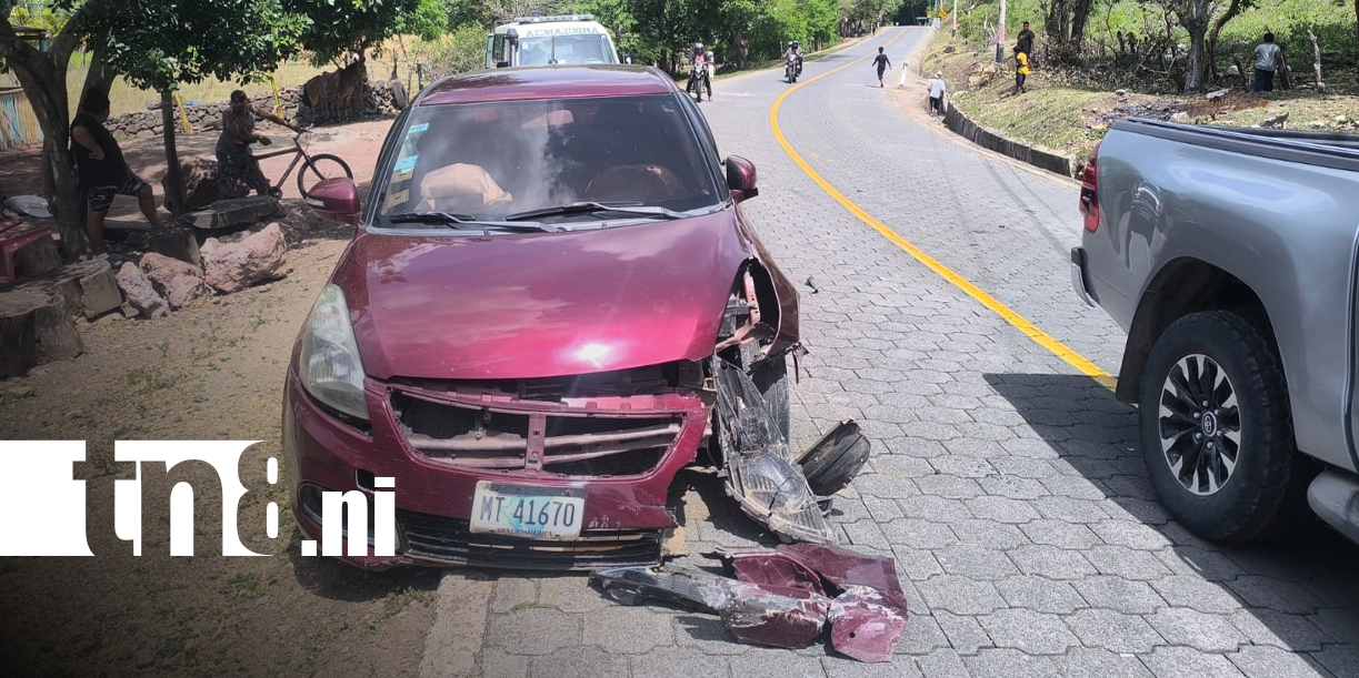 Foto : Motociclista resulta herido tras colisión en comunidad Isiqui, Estelí/TN8