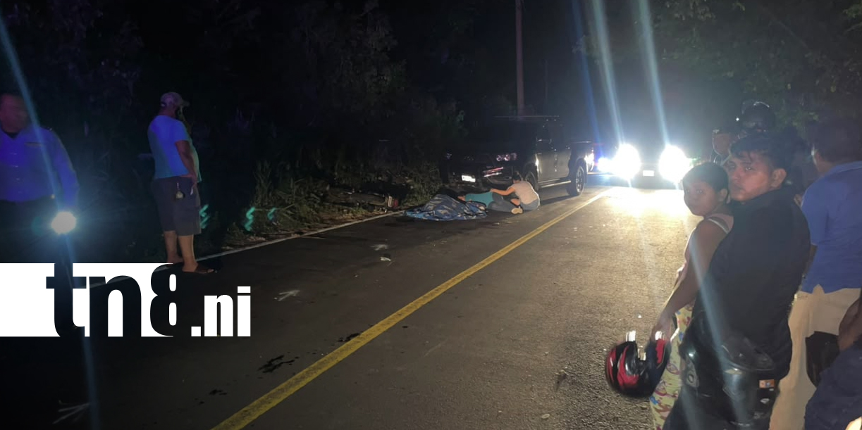 Foto: Tragedia en la bajada de la Laguna de Apoyo: dos comerciantes mueren tras colisión/TN8