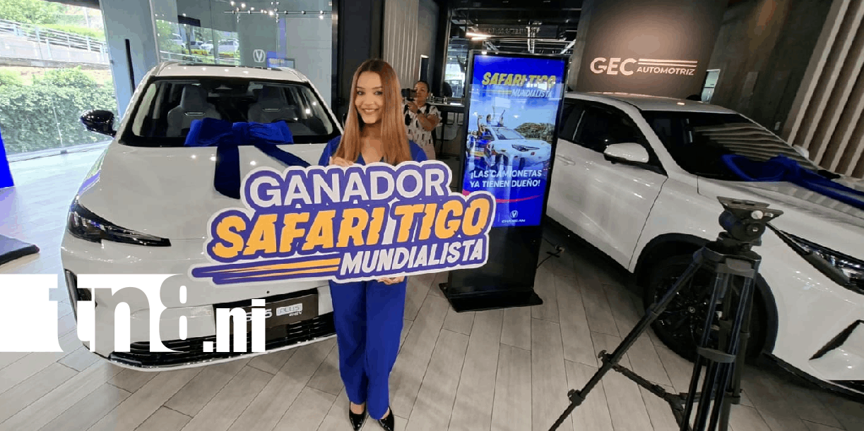 Foto: Tigo Nicaragua sorprende a dos ganadores con camionetas nuevas /TN8