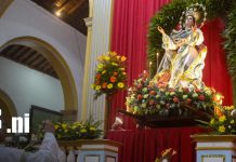 Fieles de Masaya celebran la Solemnidad de la Asunción de la Virgen María Foto: Fieles de Masaya celebran la Solemnidad de la Asunción de la Virgen María/TN8