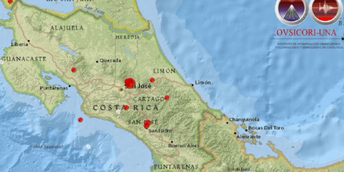 Foto: Sismo de 5,0 desata más de 60 réplicas en Costa Rica /Cortesía Foto: Sismo de 5,0 desata más de 60 réplicas en Costa Rica /Cortesía