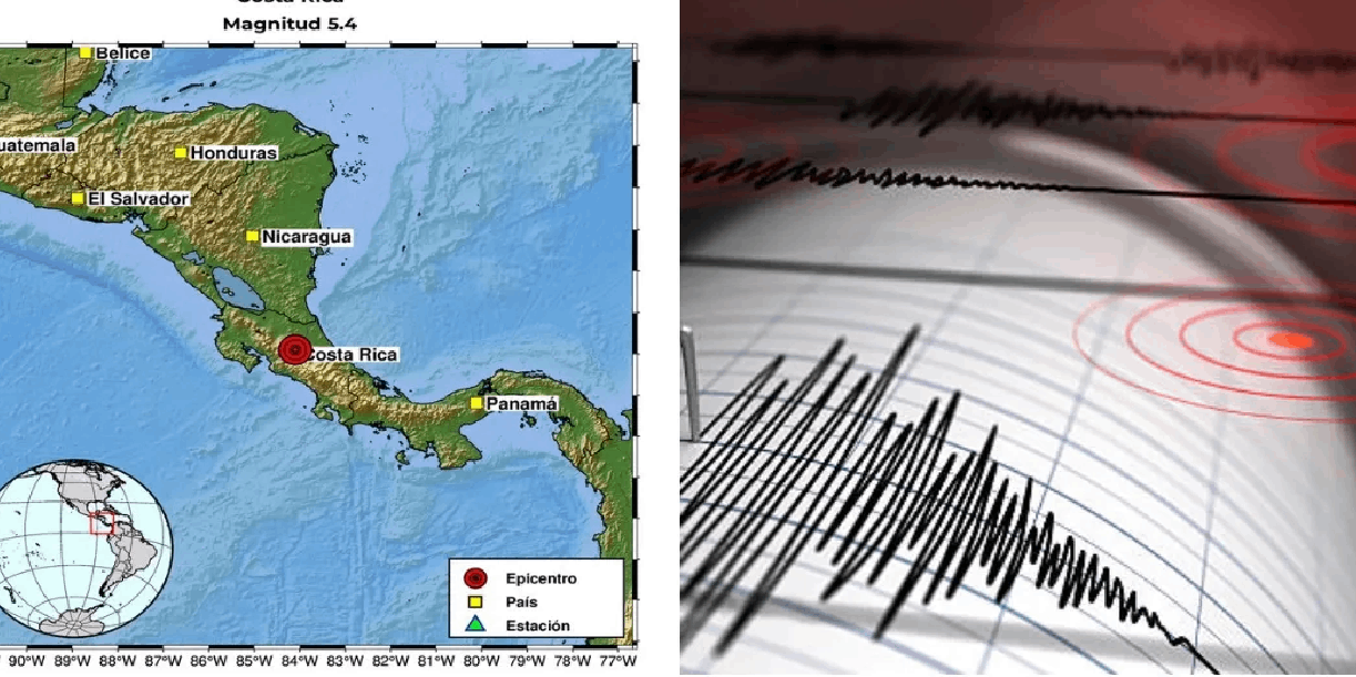Foto: Sismo de 5,0 desata más de 60 réplicas en Costa Rica /Cortesía
