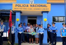 Rehabilitan estación policial en la comarca Teotecacinte para fortalecer la atención a las familias Foto: Rehabilitan estación policial en Teotecacinte, Jalapa, para fortalecer la seguridad de las familias/TN8