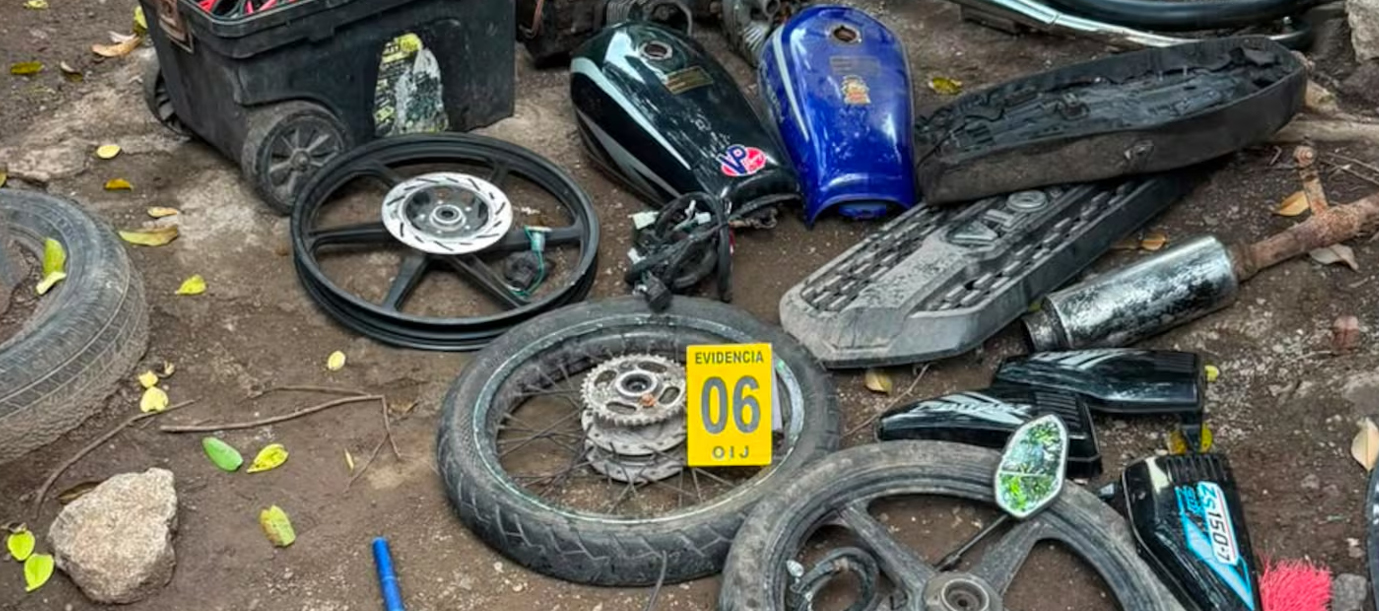 Foto: OIJ captura en La Guácima a hombre investigado por robos de motocicletas/Cortesía