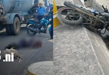 Muere motociclista tras accidente en carretera Nindirí–Sábana Grande Foto: Motociclista muere tras grave accidente de tránsito/TN8