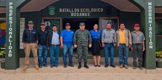Foto: BECO aborda protección de recursos naturales con pueblo Mayangna/Cortesía