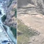 Foto: El antes y después que revela la devastación del alud en la frontera entre China y Nepal/Cortesía