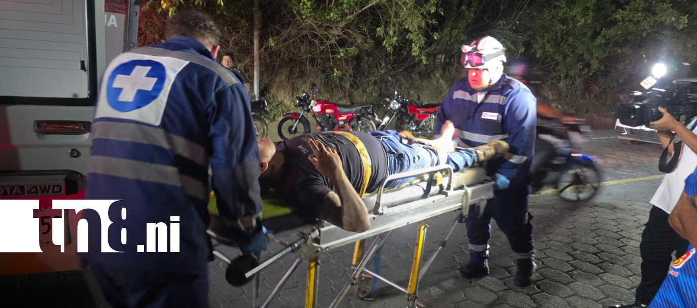 Foto: Colisión entre dos motocicletas deja tres personas lesionadas en Ticuantepe/TN8