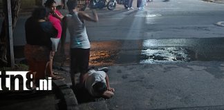 Foto: Motociclista habría huido tras atropellar a un adulto mayor en Managua/TN8