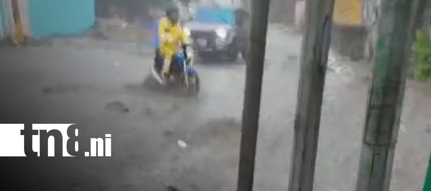 Foto: Lluvia provoca inundaciones en Managua/TN8