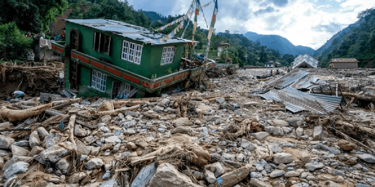 Foto: Devastadora crecida en Nepal /Cortesía