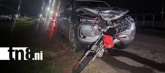3 Foto: Tragedia en Matagalpa: camioneta embiste motocicleta y deja dos jóvenes fallecidos/TN8