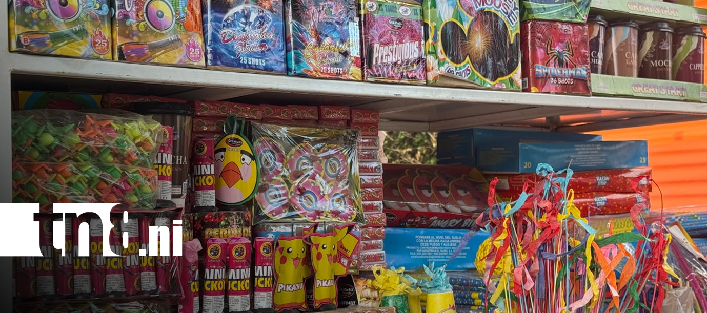 Foto: Comerciantes de pólvora en Chinandega acatan las recomendaciones/TN8