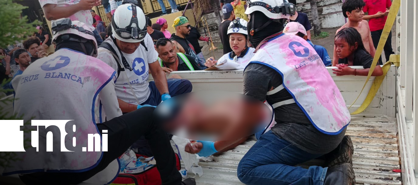 Foto: Joven resulta herido tras incidente en Juigalpa, Chontales/TN8