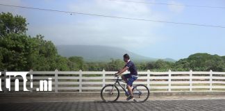 Foto: Ciclismo entre los paisajes de Ometepe/TN8
