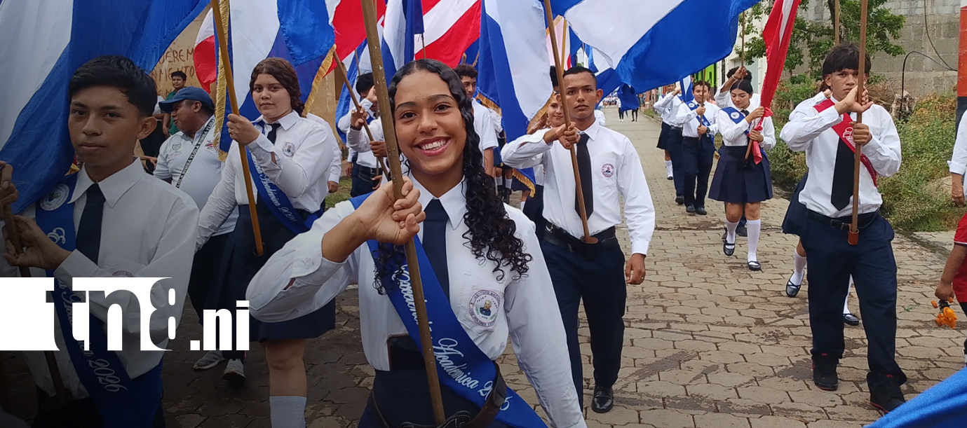 Foto: Nicaragua se viste de azul y blanco con el inicio de los Desfiles Patrios 2026/TN8