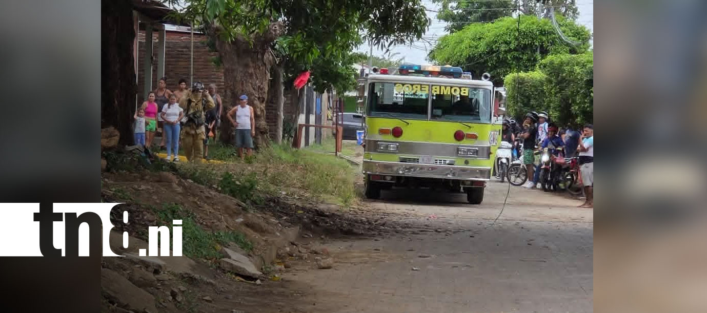 Foto: Incendio consume humilde vivienda en Rivas/TN8