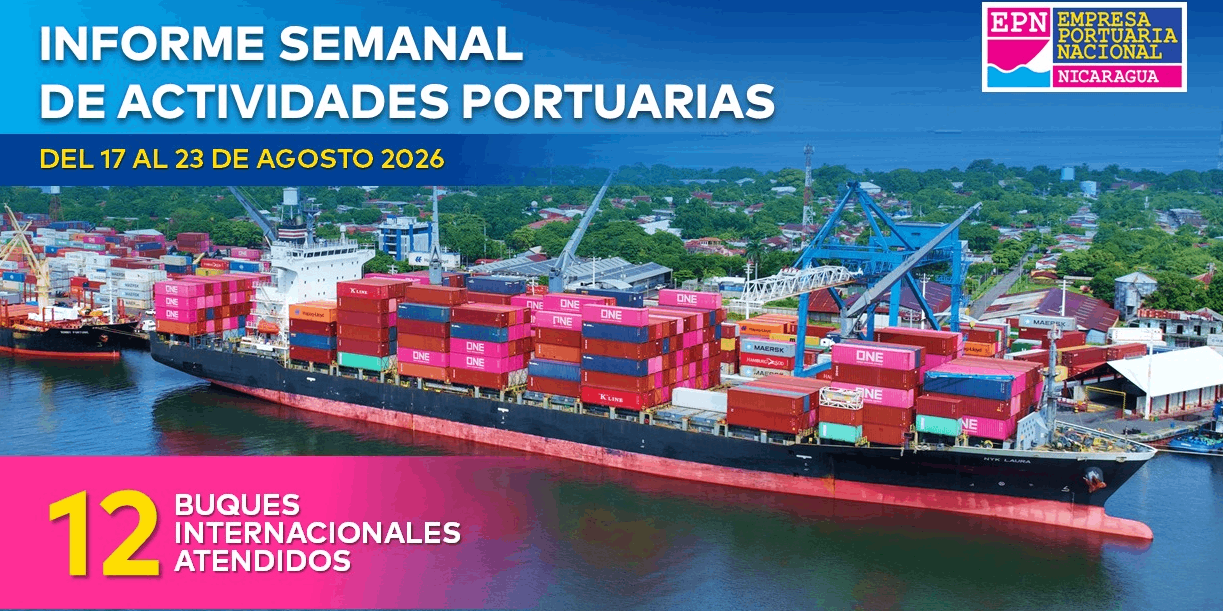 Foto: Nicaragua mueve más de 81 mil toneladas de carga en sus puertos /TN8