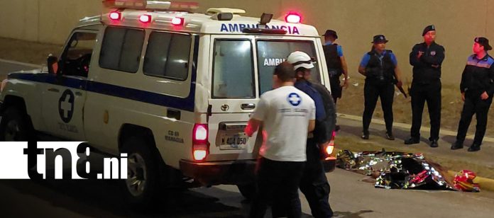 Foto: Motociclista muere en accidente en Managua/TN8